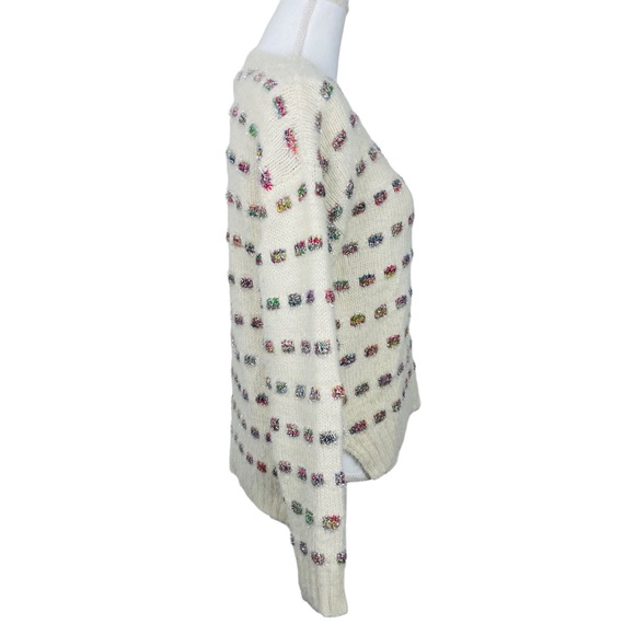 Moth by Anthropologie Metallic Check Sweater Size XS - Picture 12 of 14